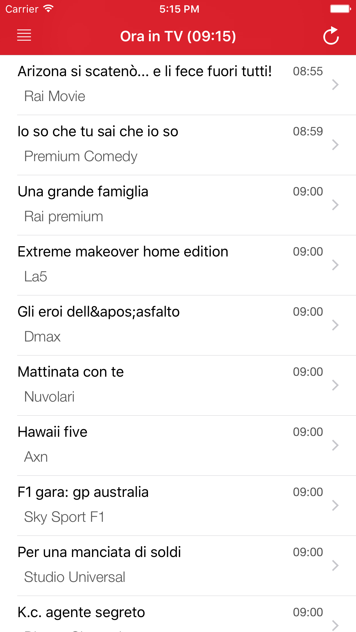 Televisione Italiana Guide screenshot 4