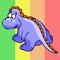 This app will let you and your kids have fun coloring many dinosaur pictures