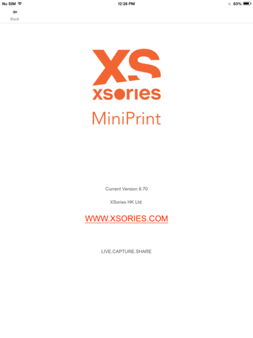 MiniPrint iPad screenshot