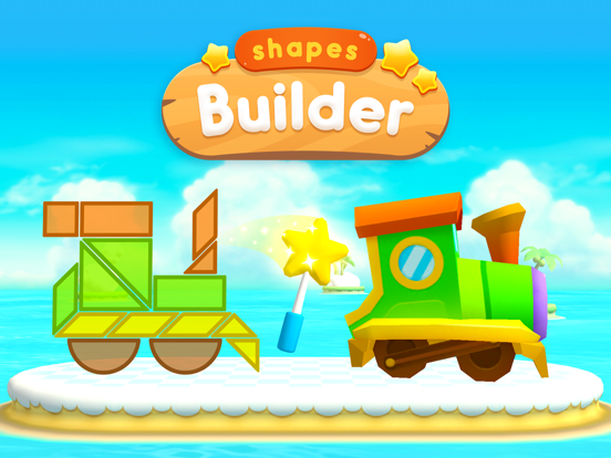 Screenshot #1 for Shapes Builder - Educational tangram puzzle game for preschool children by Play Toddlers (Free Version)