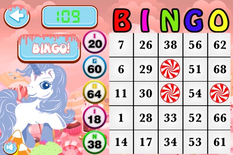 Candy World Bingo Pro screenshot 2