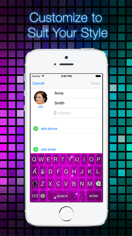 #2. Glow Keyboard Customize Theme (iOS) 来自: Appventions