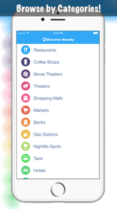 Discover Nearby - Find Places Near Me for Nearest Restaurants, Shops, and Travel Location screenshot 1