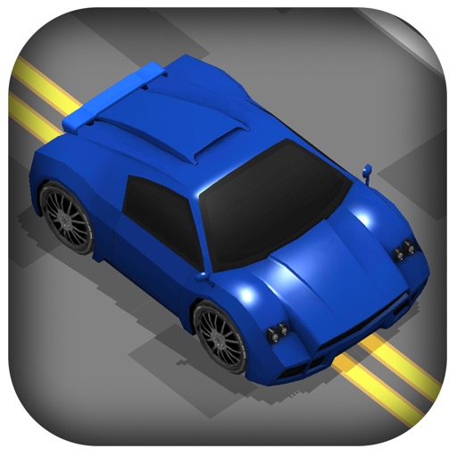 Zig-Zag Nitro Car -  Speed Fast Run to Escape from Furious Road Game Icon