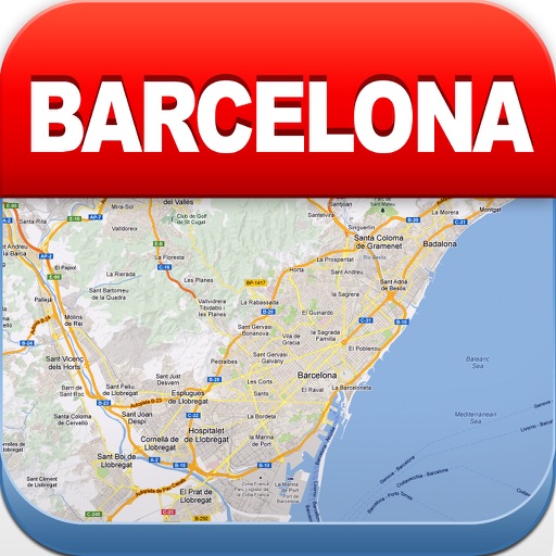 Barcelona Offline Map - City Metro Airport and Travel Plan