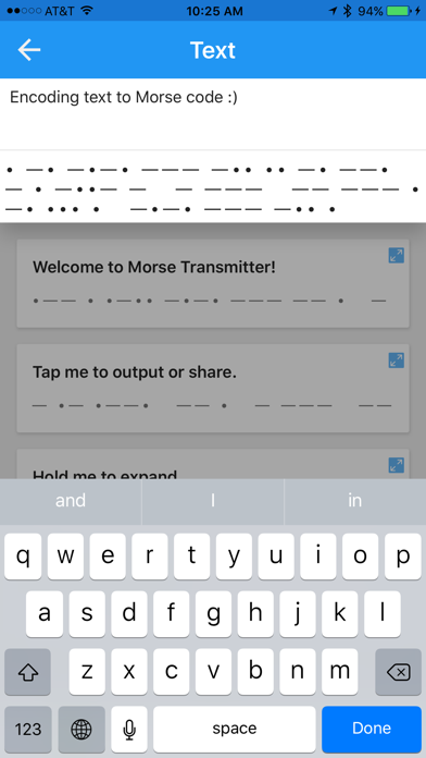 Screenshot #2 pour Morse Transmitter