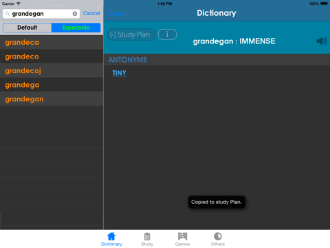 Screenshot #4 pour Esperanto Dictionary