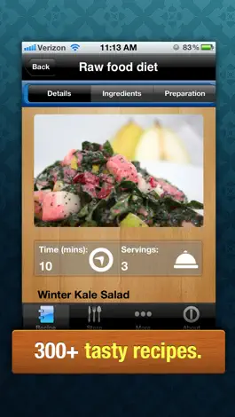 Game screenshot Raw Food Diet Free - Healthy Organic Food Recipes and Diet Tracker apk