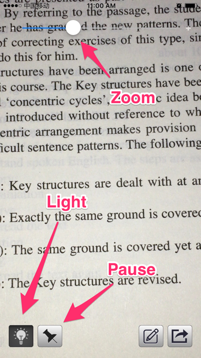 Screenshot #2 pour Magnifying Glass With Light - Make Text Larger & Easier To Read