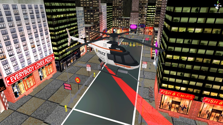 City Helicopter Car Chase 2016: Free Play Game screenshot-3
