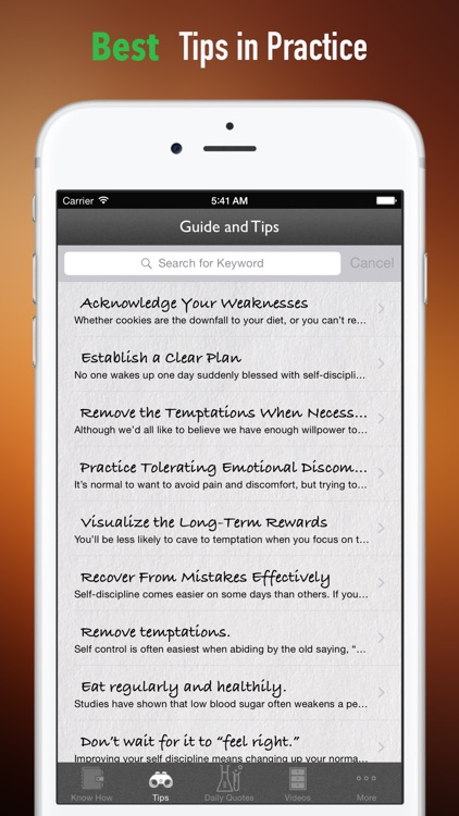 How to Improve Your Self-Discipline:Self Discipline Tips and Tutorial screenshot-3