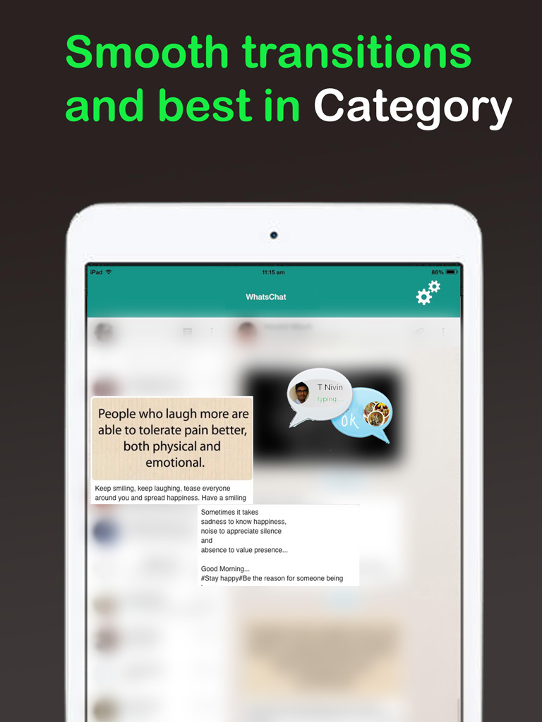 WhatsChat - A free messenger app for all devices - iPad version screenshot 5