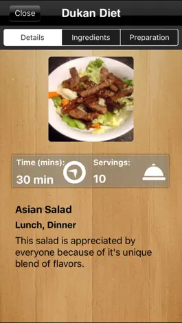 Game screenshot Dukan Diet Free - Recipes to Lose Weight apk