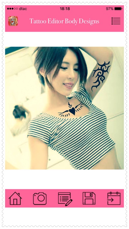 Tattoo Editor Body Design