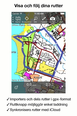 Topo GPS Finland screenshot 2