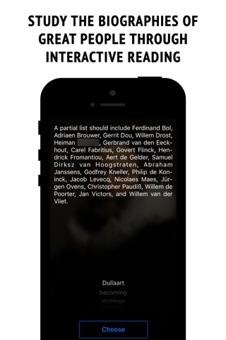 Rembrandt - interactive biography screenshot 2