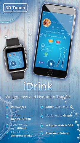 iDrink - Weight Loss and Hydration Tracker!のおすすめ画像1