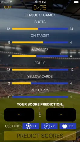 Game screenshot Footy Stats: Score Predictor apk