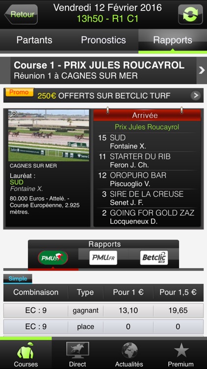 Turfomania - résultat turf et pronostic hippique