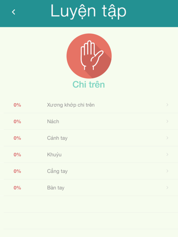 Screenshot #5 pour Trắc Nghiệm Giải Phẫu Lite