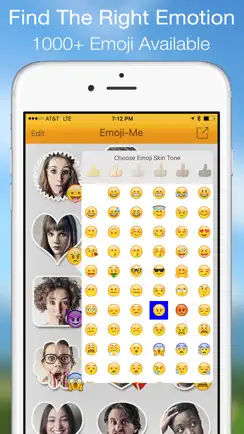 Emoji-Me (Emoji - Selfie Stickers) iPhone image 2