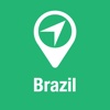 BigGuide Brazil Map + Ultimate Tourist Guide and Offline Voice Navigator