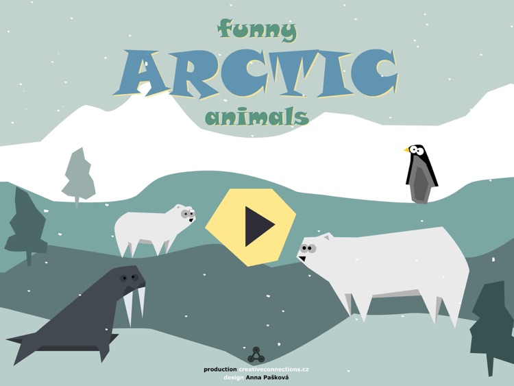 Arctic puzzle for kids