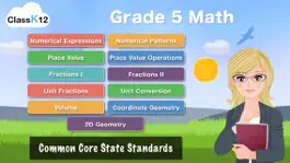 Game screenshot Grade 5 Math Common Core Learning Worksheets Game mod apk