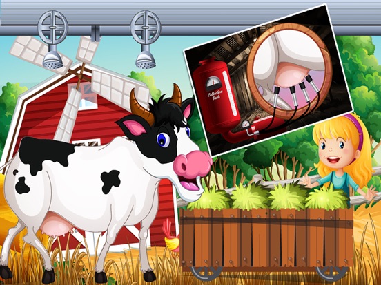 Flavored Milk Factory farm - Milk the cows & process it with amazing flavors in dairy factory iPad screenshot