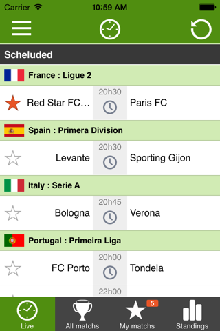 Scores en direct - BUTenLIVE screenshot 2