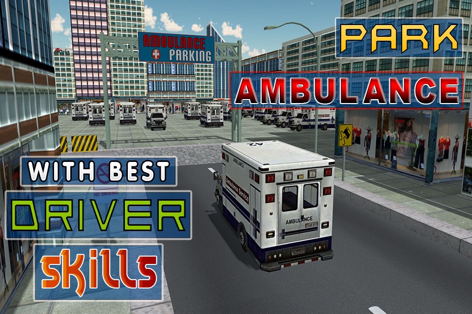 Ambulance Hospital Parking – Drive & park vehicle in this extreme driver simulator game screenshot 3