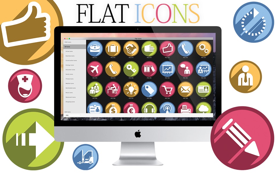 Flat Icons - Collection for Document, Presentation, Website and User Interface - 1.0 - (macOS)