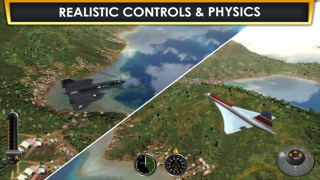 Plane Flying Parking Sim a Real Airplane Driving Test Run Simulator Racing Gamesのおすすめ画像4