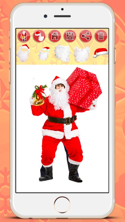 Selfie with Santa Claus