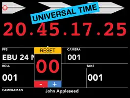 Game screenshot Clapperboard (SMPTE/EBU Universal Time GMT Digital Slate) apk