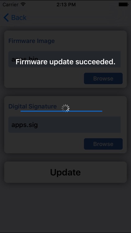 GainsSpan FirmwareUpdate screenshot-3