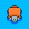 A brave turtle resolutely decided to enter the sea, for tidying up more and more gold-coins