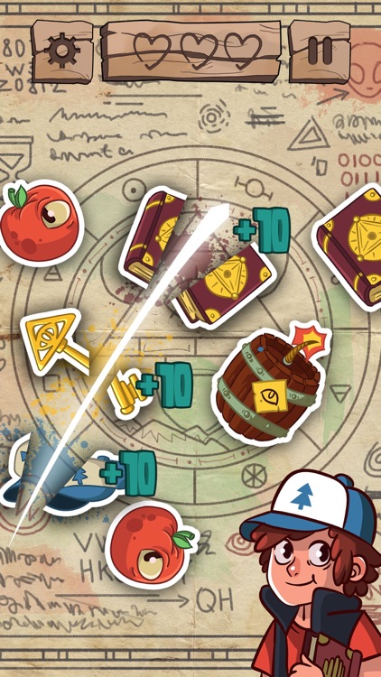 Ninja Dipper: Cut Fruit for Gravity Falls Edition