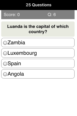 Countries & Capitals Quiz Worldwide screenshot 2