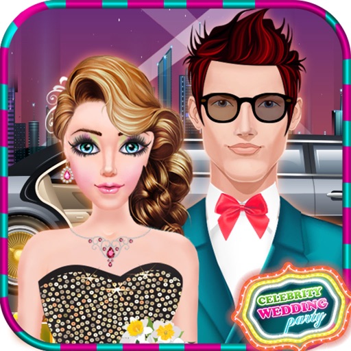Celebrity Wedding Party Makeover & Dress up Salon Girls Game iOS App