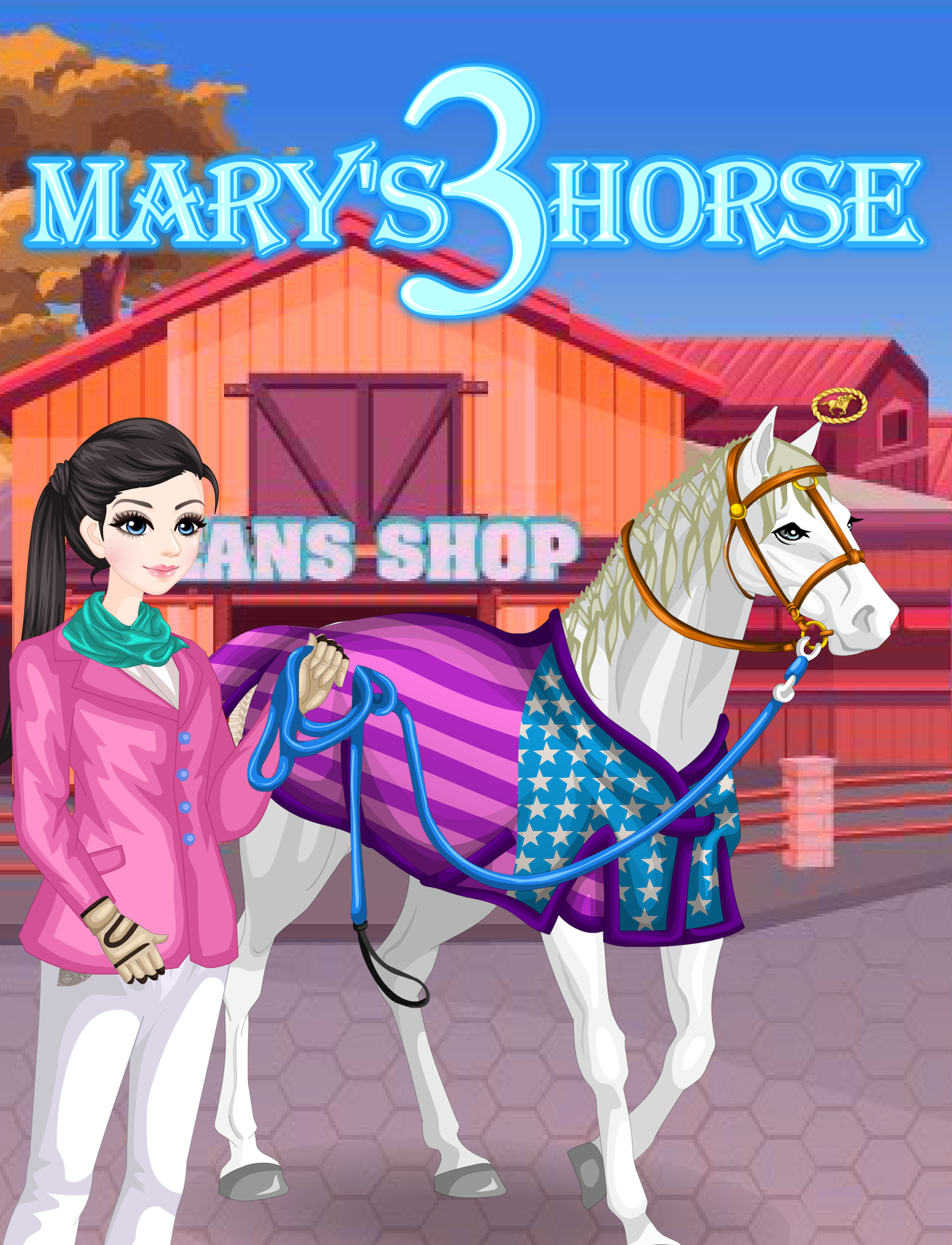 Mary's Horse Dress up 3 - Dress up and make up game for people who love horse games