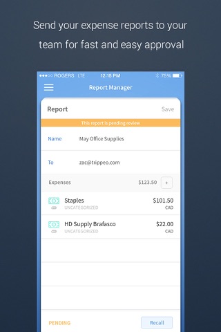 Trippeo - Fast, Easy Expense Tracking & Reports screenshot 4