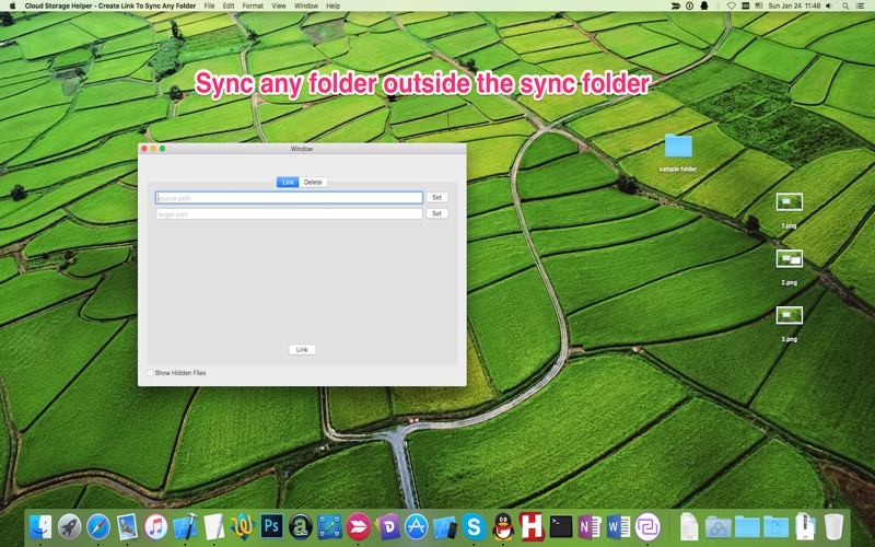 Screenshot #1 pour Cloud Storage Helper - Create Link To Sync Any Folder