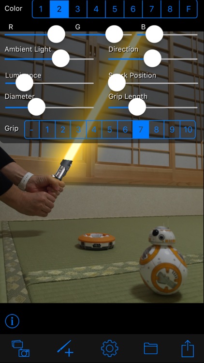 Lightsaber Camera