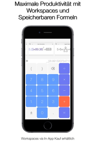 Plain Calc - The Classy Calculator for iPhone, iPad and Apple Watch screenshot 3