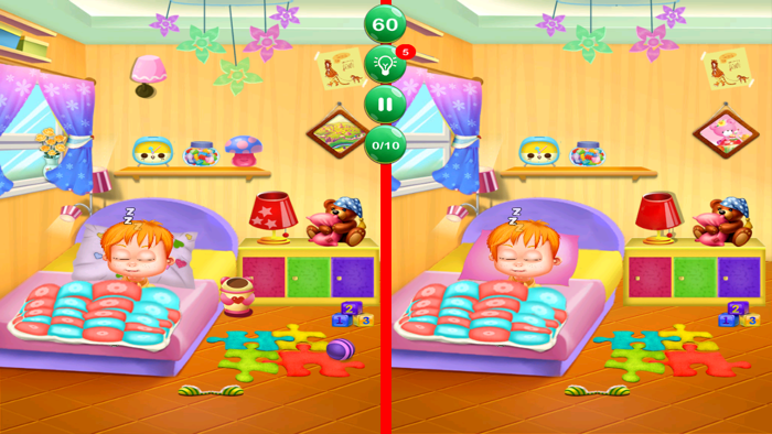 Preschool Spot The Difference  Kids Game