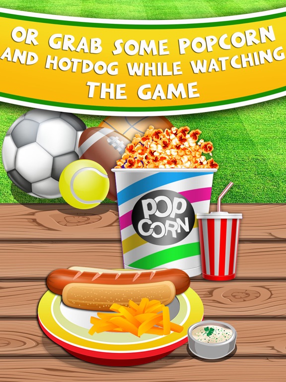 Sports Party Food Maker Salon - Fun Lunch Cooking & Candy Making Games for Kids! iPad screenshot