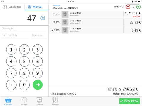 Spark - Point of Sales for iPad screenshot 2