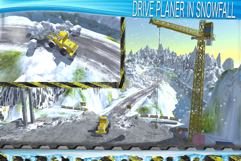 Offroad Bull-Dozer Truck: Winter Snow Mountain Hill Landslide Clearing screenshot 3