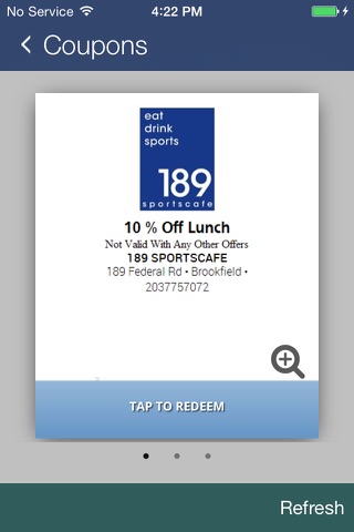 189 Sports Cafe screenshot 3